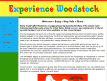 Tablet Screenshot of experiencewoodstock.com